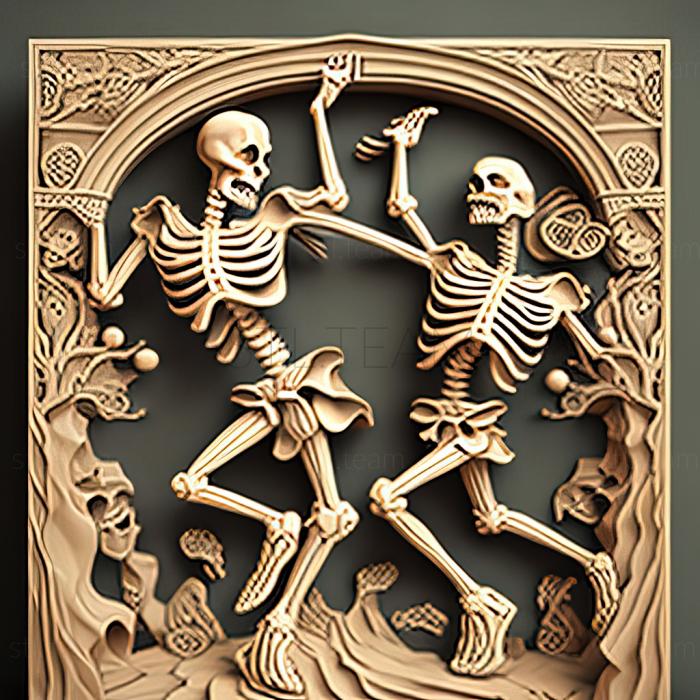 3D model Skeleton Dance (STL)